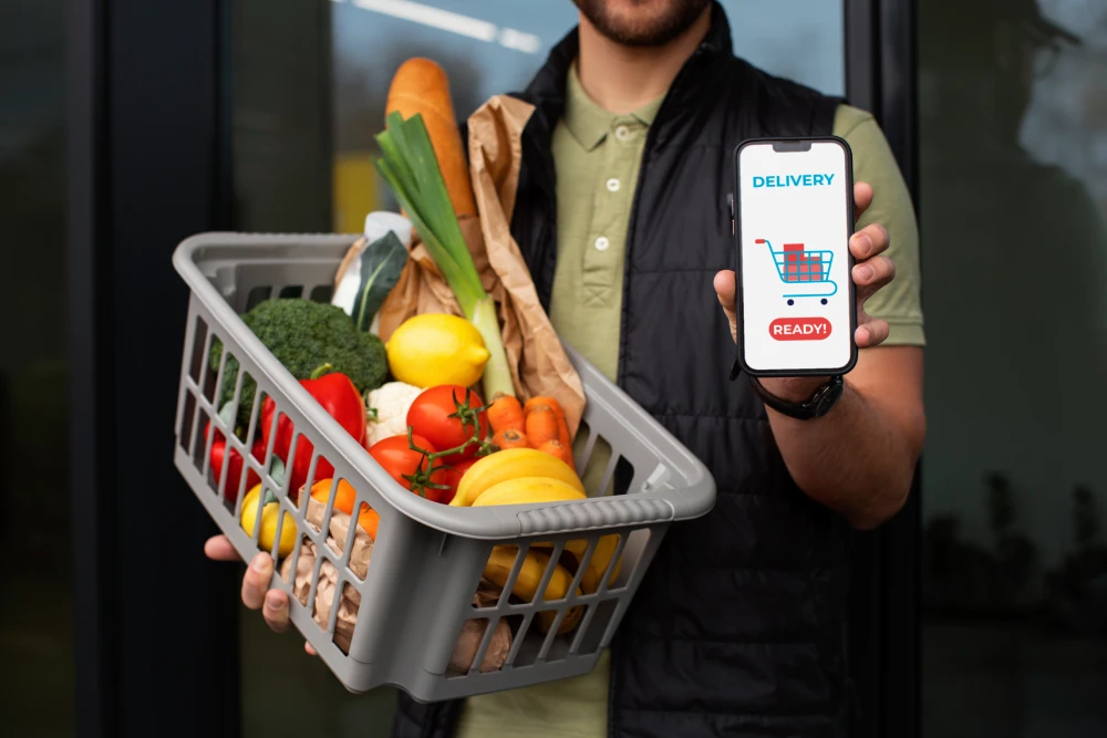delivering-groceries-customers in Australia