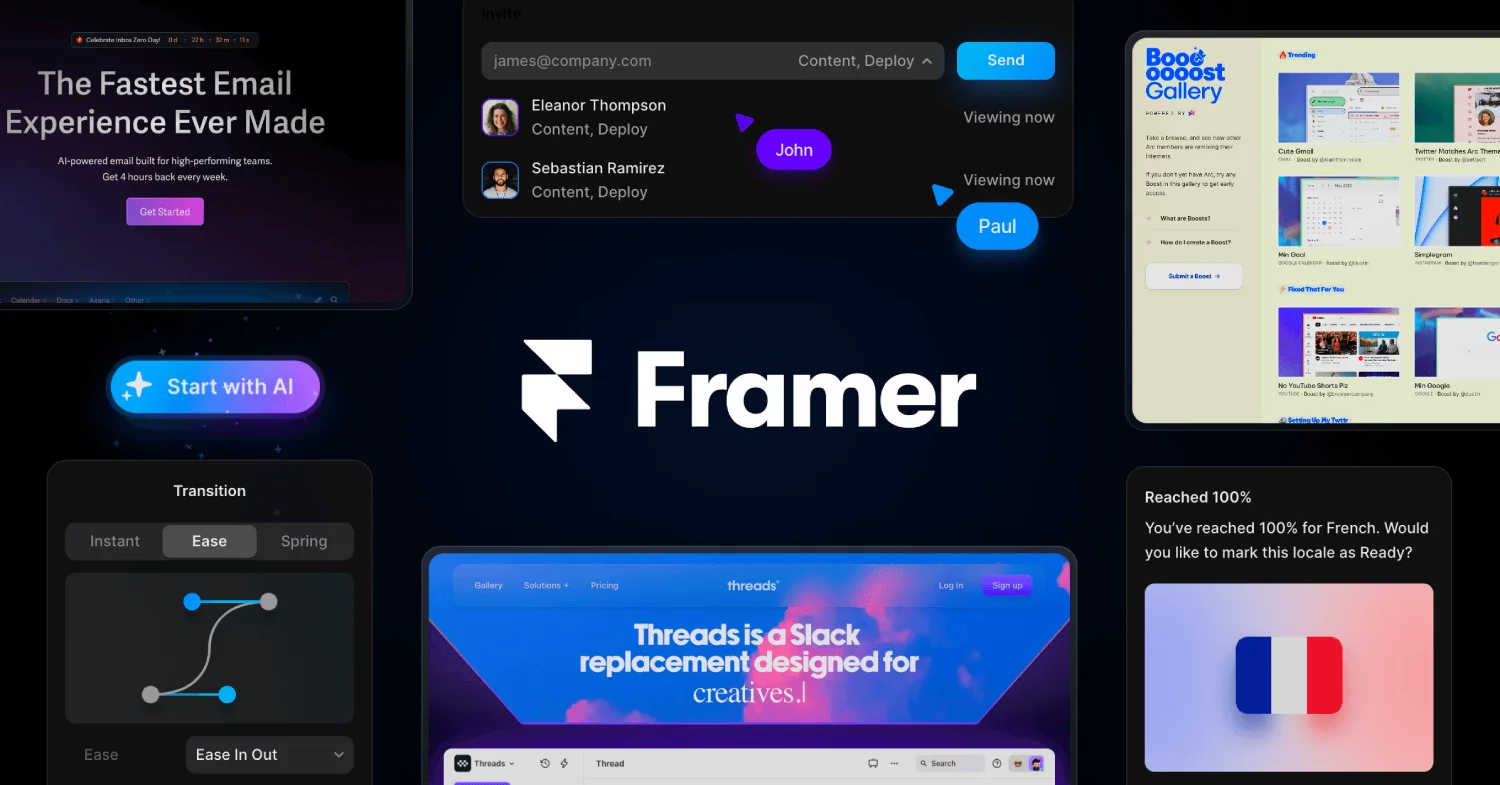 Framer Development in Australia